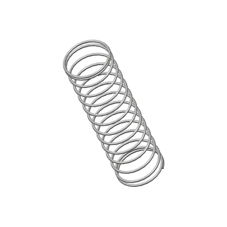 ZORO APPROVED SUPPLIER Compression Spring, O= .281, L= 1.00, W= .015 G609972460